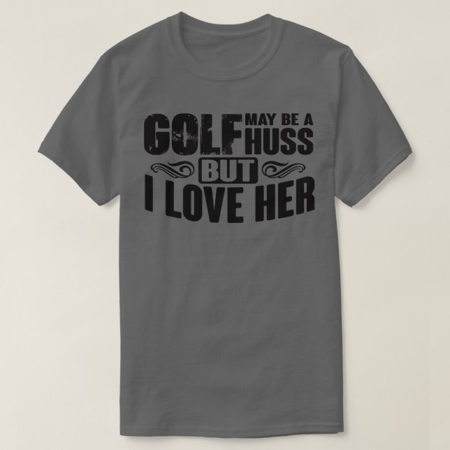 T-shirt Amour des maris de golf (Design devant)