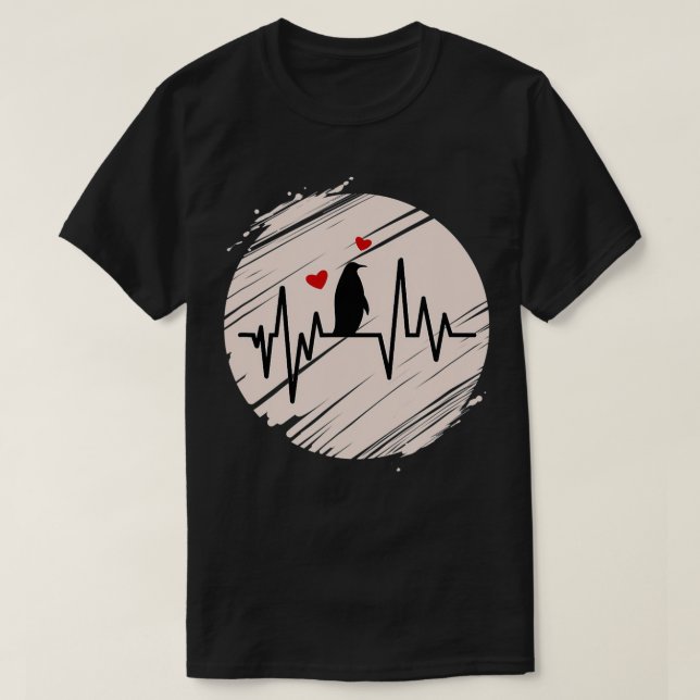 T-shirt Amour des pingouins (Design devant)