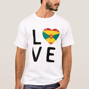 T-shirt Amour - Drapeau Grenade