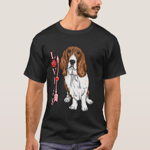 T-shirt Amour Drôle Est Basset Hound Chien Chien Mignonne 