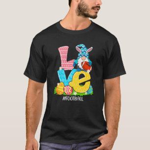 T-shirt Amour Drôle Football Pâques Gnome OEuf Chasse Bask