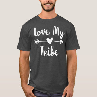 T-shirt Amour drôle Ma tribu