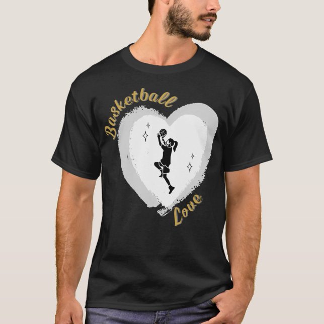 T-shirt Amour du basket-ball (Devant)