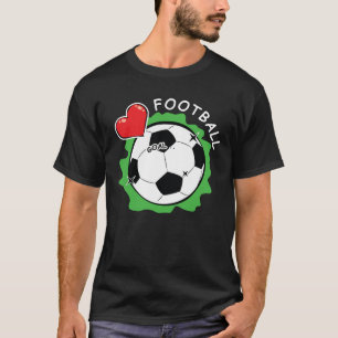 T-shirt Amour du football