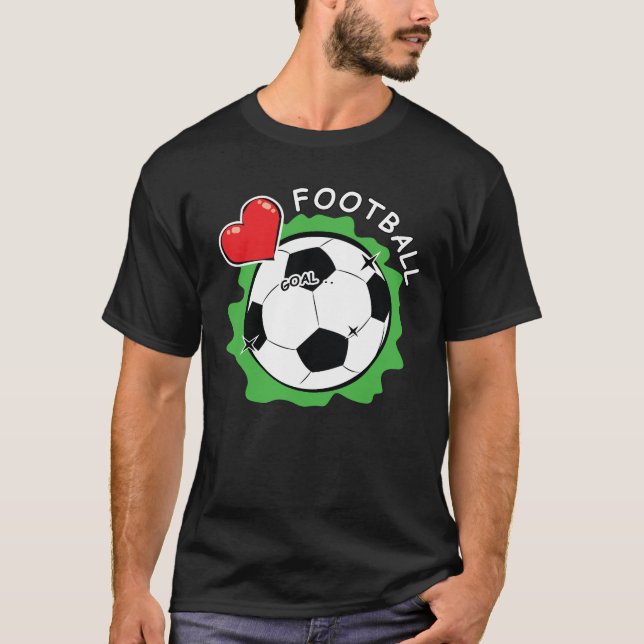 T-shirt Amour du football (Devant)