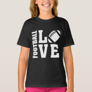 T-shirt Amour du football américain