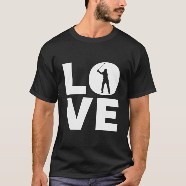 T-shirt Amour du golf pour les golfeurs (Devant)