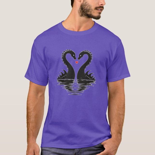 T-shirt Amour du Loch Ness (Devant)