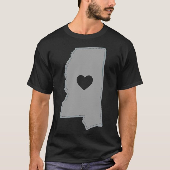 T-shirt Amour du Mississippi 2 (Devant)