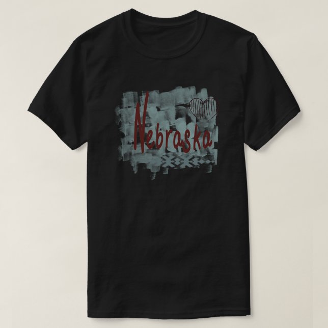 T-shirt Amour du Nebraska (Design devant)