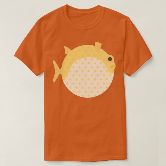 T-shirt Amour du poisson-souffle (Design devant)