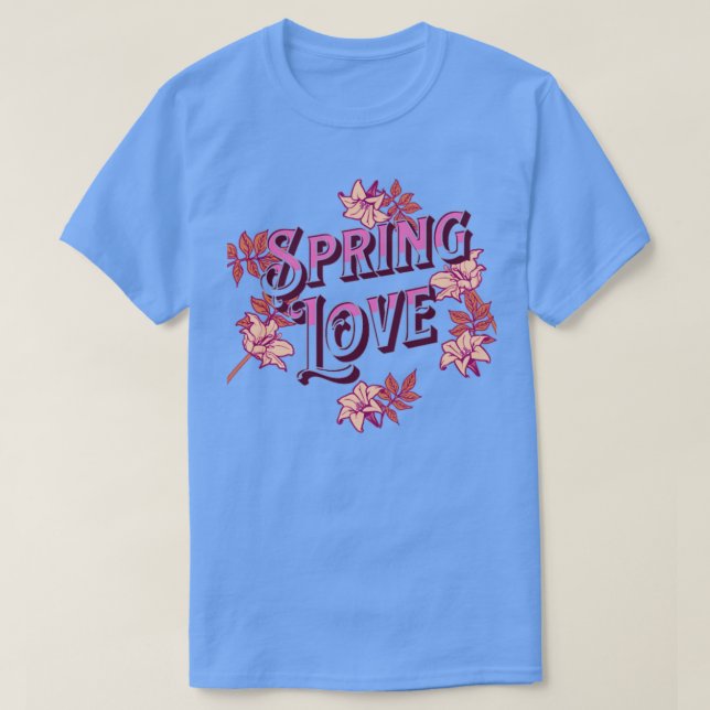 T-shirt Amour du printemps (Design devant)