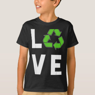 T-shirt Amour du recyclage