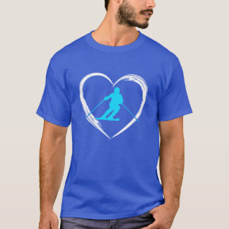 T-shirt amour du ski vintage