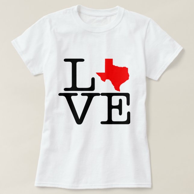 T-shirt Amour du Texas (Design devant)