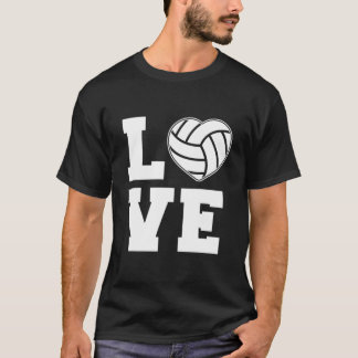 T-shirt Amour du volley-ball