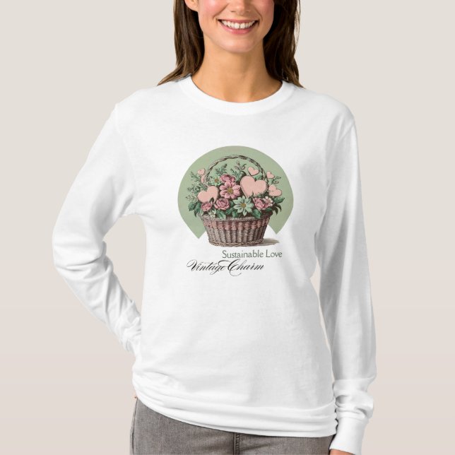 T-shirt Amour durable, charme Vintage (Devant)
