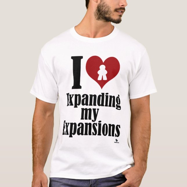T-shirt Amour Élargir mes expansions Gamer Slogan (Devant)