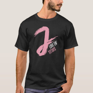 T-shirt Amour Em Tittays (avec l'horizon) - noir de J