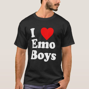T-shirt Amour Emo Boys Coeur tendance Egirl Eboy GF Aesthé