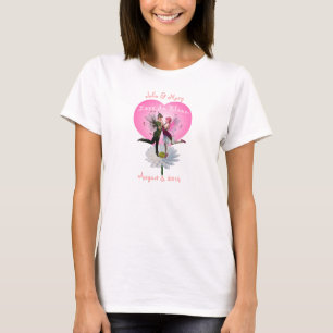 T-shirt Amour En Fleur Danse Fée