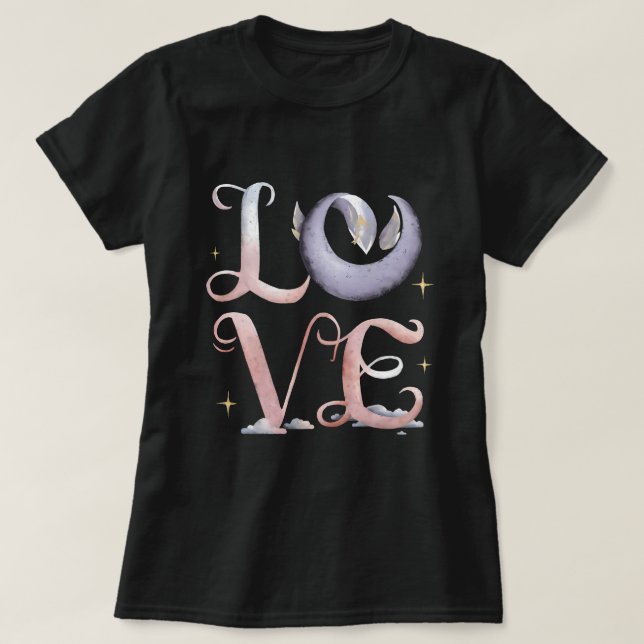 T-shirt Amour enchanté (Design devant)