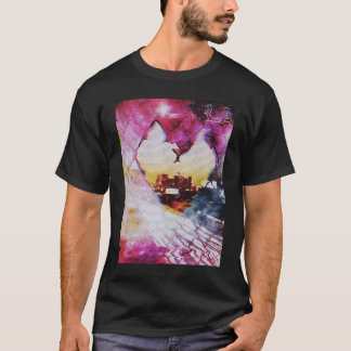 T-shirt Amour Enclos Esthétique Vaporwave Los Angeles Gli