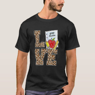 T-shirt Amour Enseignant Spécialisé Remerciement Léopard R