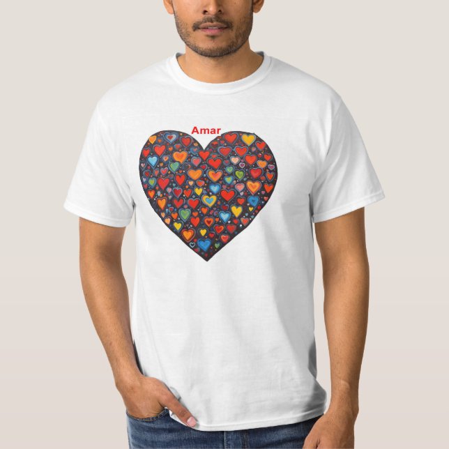 T-shirt Amour - Espagnol (Devant)
