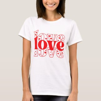 T-shirt Amour et Coeurs