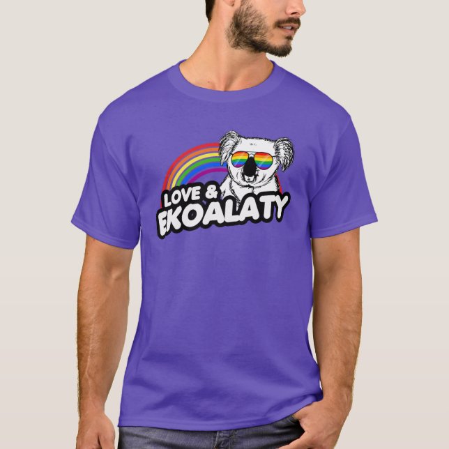 T-shirt Amour et Écoalaty (Devant)