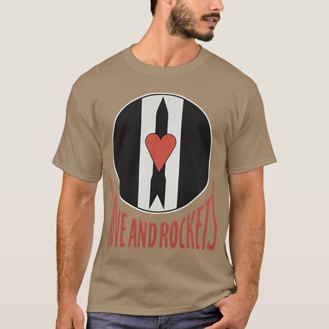 T-shirt Amour et Fusées (Devant)