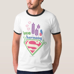 T-shirt Amour et harmonie de Supergirl