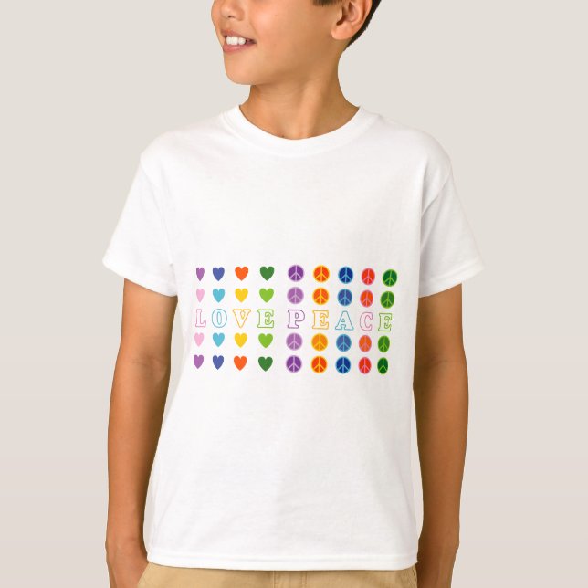 T-shirt Amour et Paix (02) (Devant)