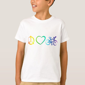 T-shirt amour et recyclage de paix