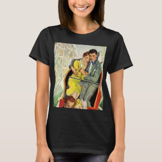 T-shirt Amour et romance vintage, Montagnes Russes