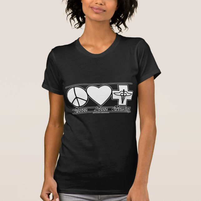 T-shirt Amour et soins de paix (Devant)