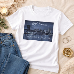 T-shirt Amour et souvenirs inoubliables Couple de la skyli