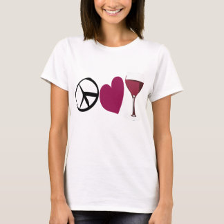 T-shirt Amour et vin de paix