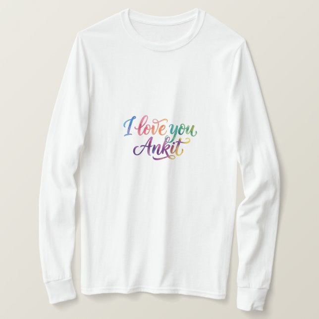T-Shirt Amour Éternel (Design devant)