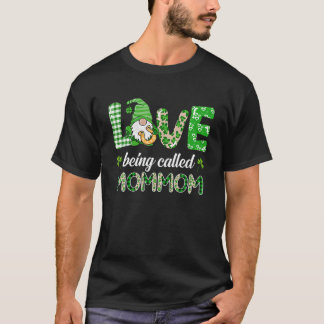 T-shirt Amour Être Appelé Maman Gnome Plaid St patrick D