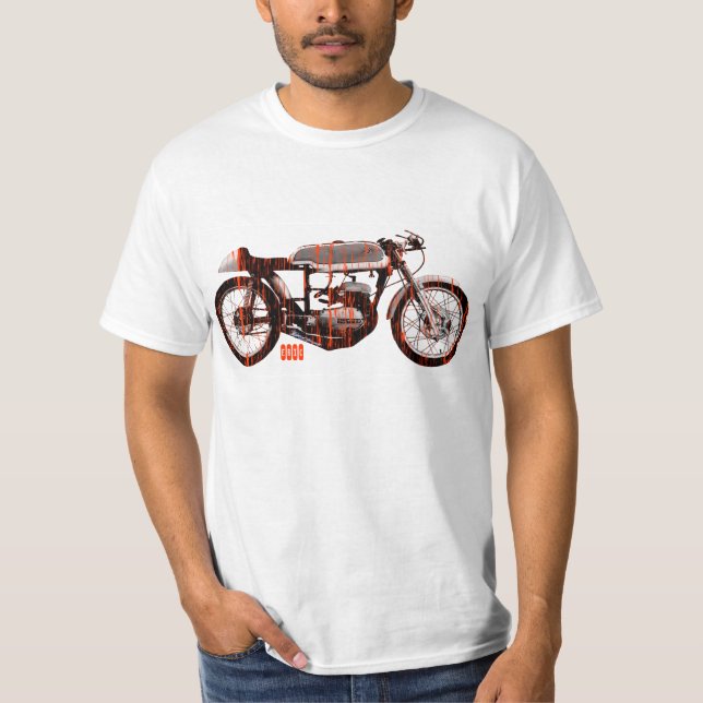 T-shirt Amour européen de la moto d'Éric (Devant)