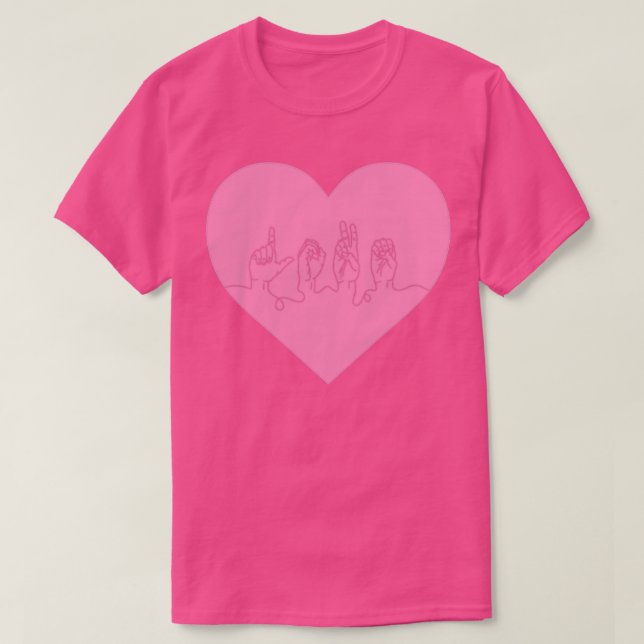 T-shirt Amour Expliqué 1 (Design devant)