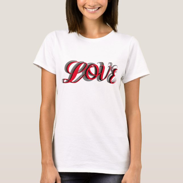 T-shirt Amour fantaisiste (Devant)