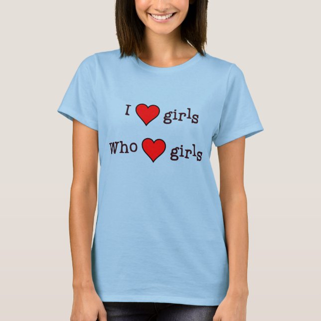 T-shirt Amour Filles (Devant)