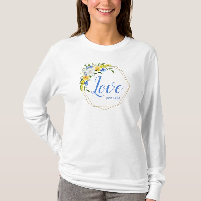 T-shirt Amour Floral (Devant)