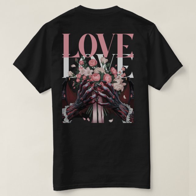 T-shirt Amour foncé (Design dos)