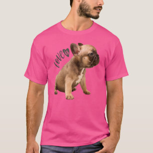 T-shirt Amour French Bulldog Frenchie Maman Papa Chien Chi