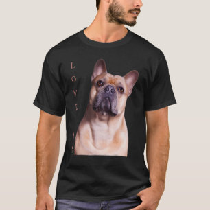 T-shirt Amour French Bulldog Frenchie Maman Papa Chien Chi