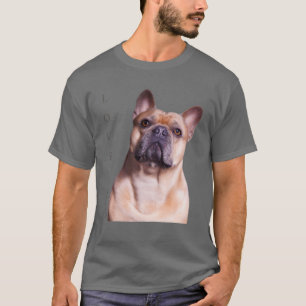 T-shirt Amour French Bulldog Frenchie Maman Papa Chien Chi